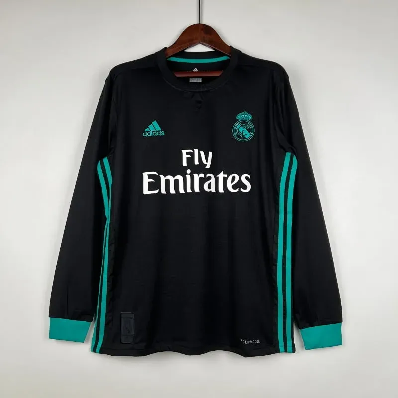 Cheap 2017-2018 Long Sleeve Madrid retro kit