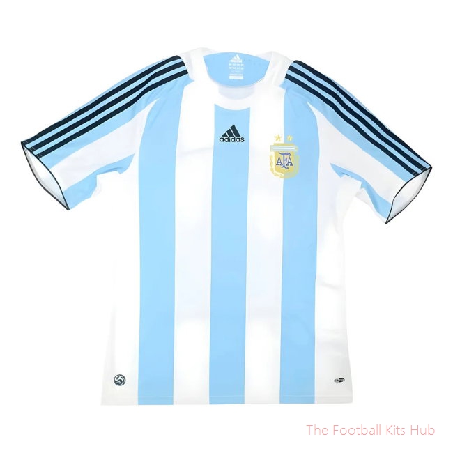 Argentina 2008-09 Home Shirt (S) (Very Good) (Messi 18)