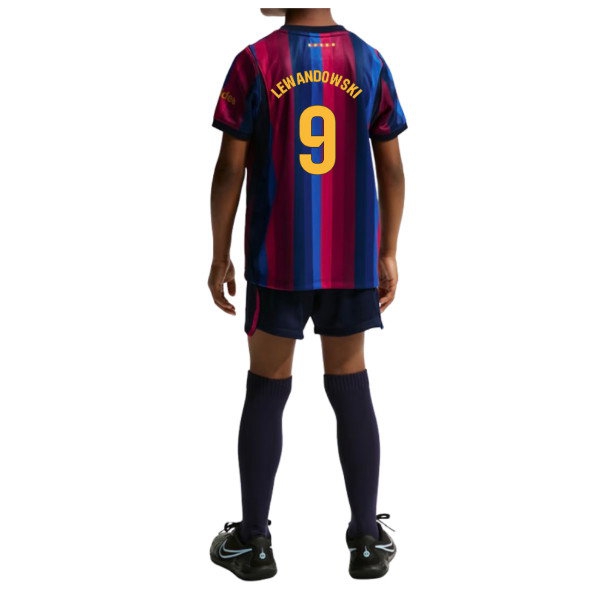[DDJ] 2026-2027 Barcelona Home Little Kids Mini Kit (Lewandowski 9)