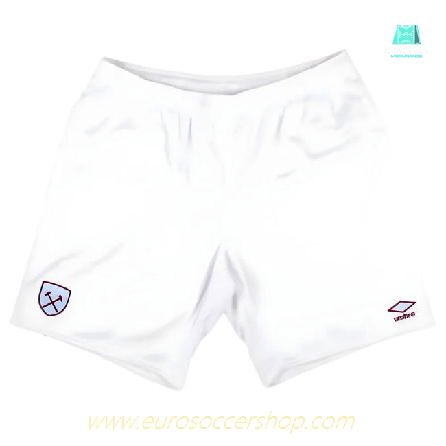 2024-2025 West Ham Home Shorts (White)