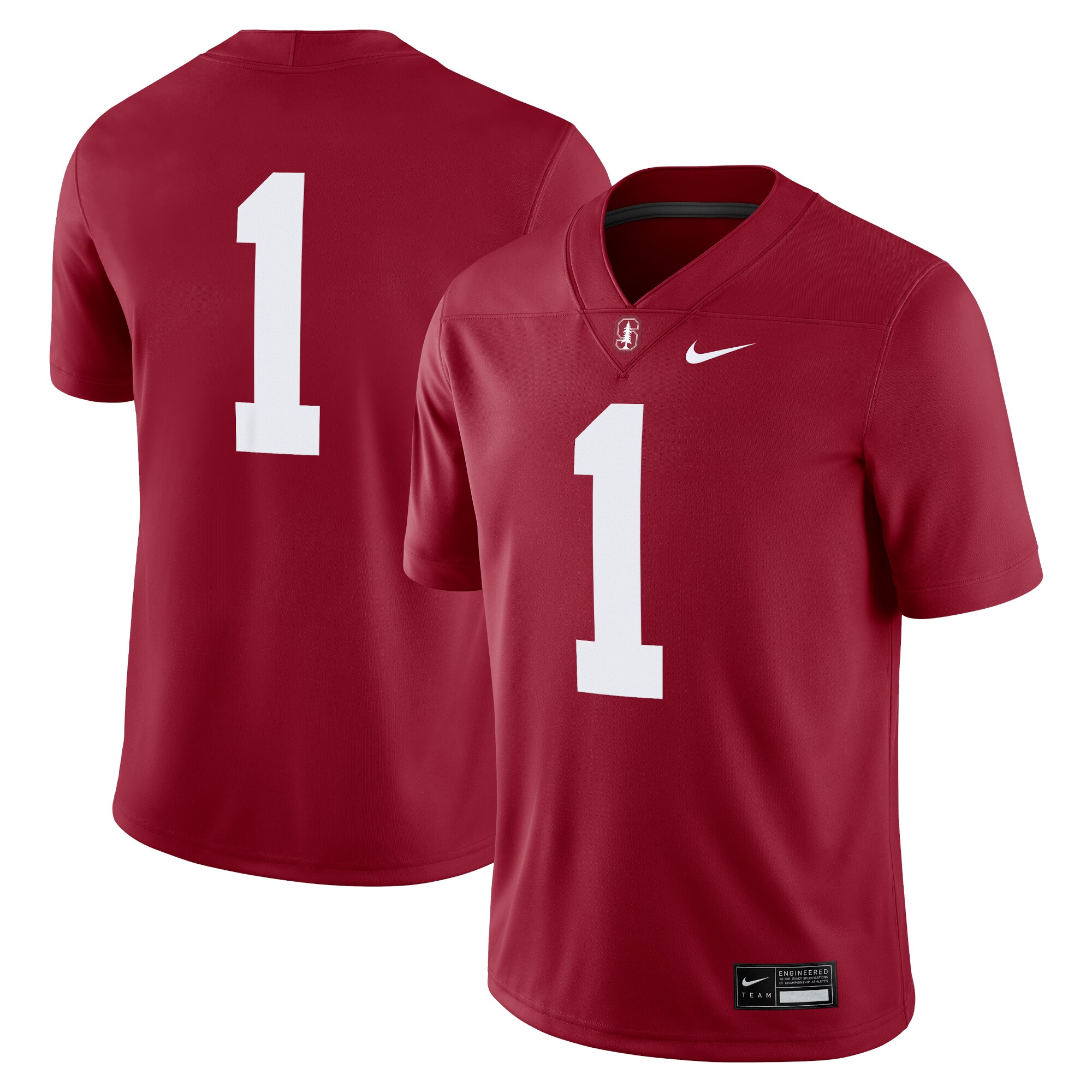 [DDG] Women's Stanford Cardinal Game Jersey - Cardinal