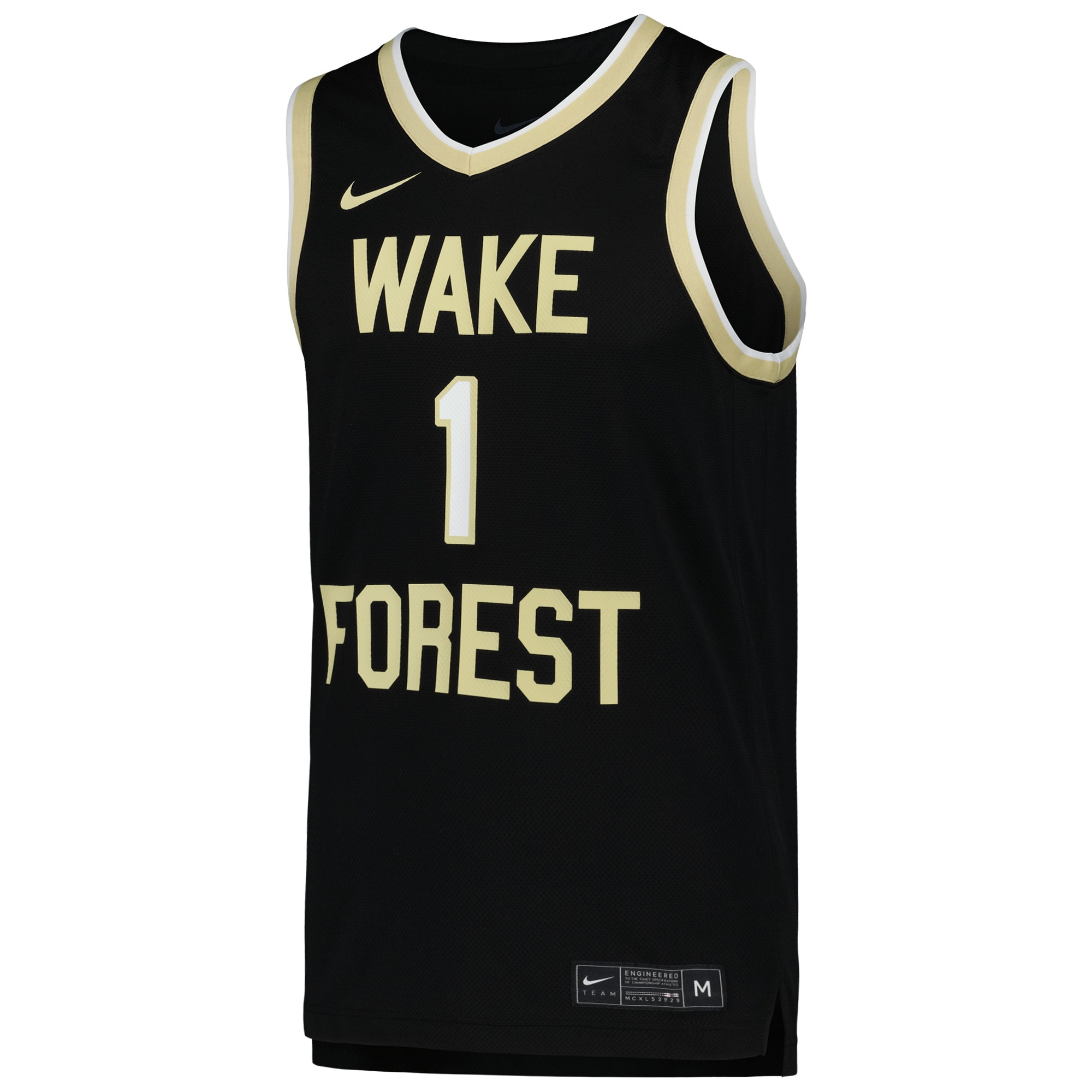 [DDG] Wake Forest Demon Deacons Replica Basketball Jersey - Black