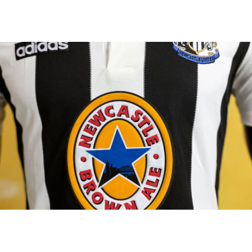 95-97 Newcastle United Retro Home Soccer Jerseys Shirt - Official