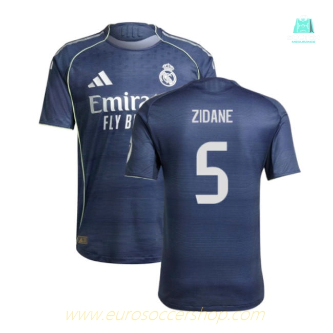 2025-2026 Real Madrid Authentic Away Shirt (Zidane 5)