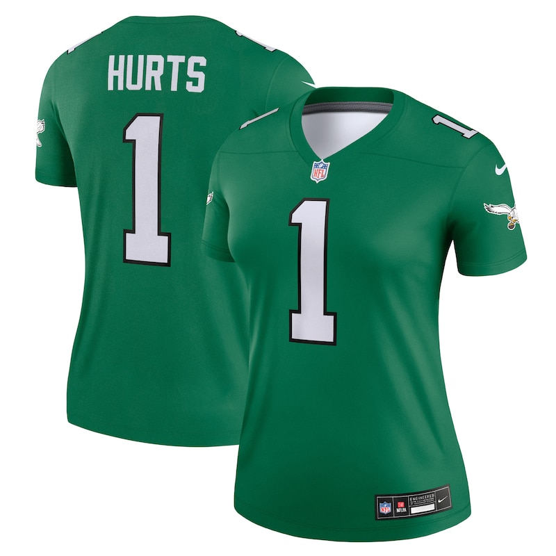 None Jalen Hurts Team Captain PHI Eagles Great Value Jersey Game Day W
