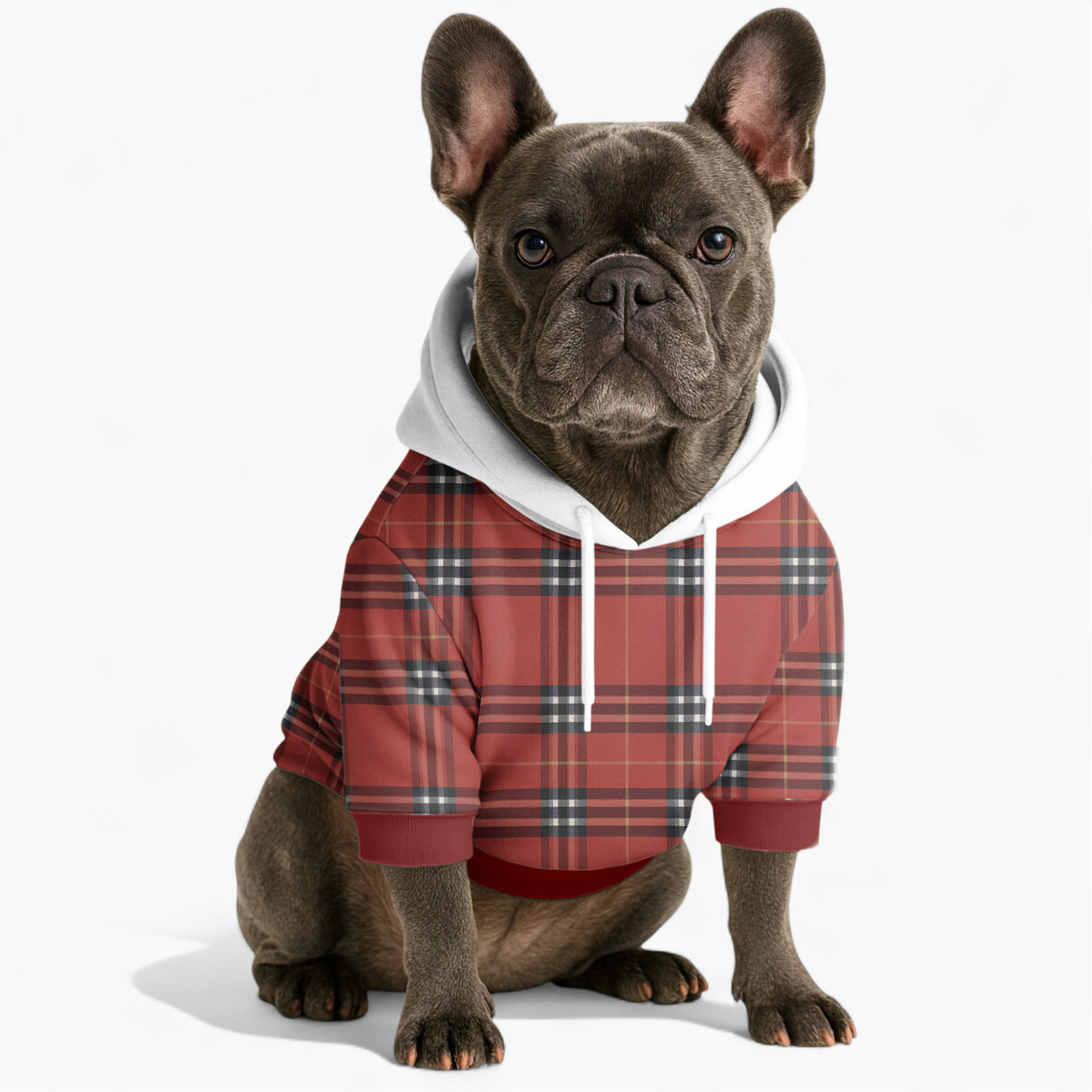 Christmas - Trendy Frenchie Hoodie Frenchie Themed Wear