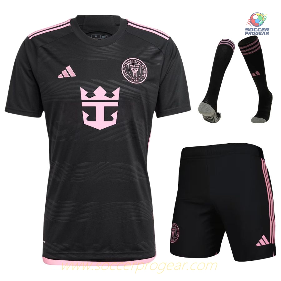 Inter Miami Away Youth Football Kit Team Jersey 2024-2025 Season