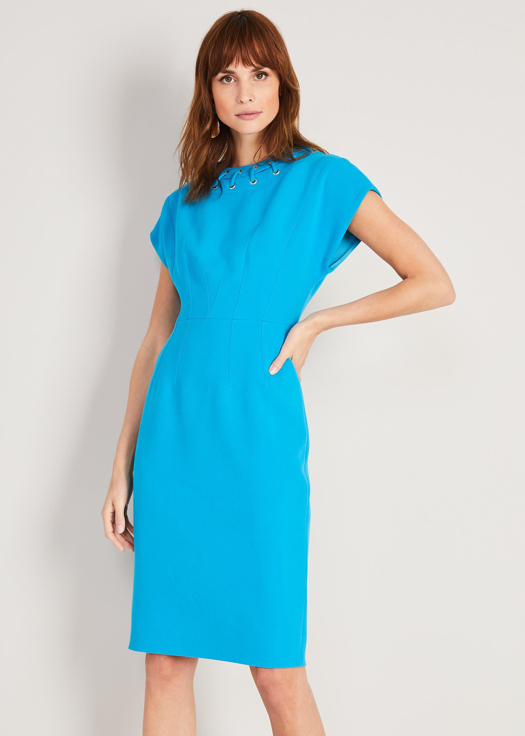 Rosy Eyelet Dress
