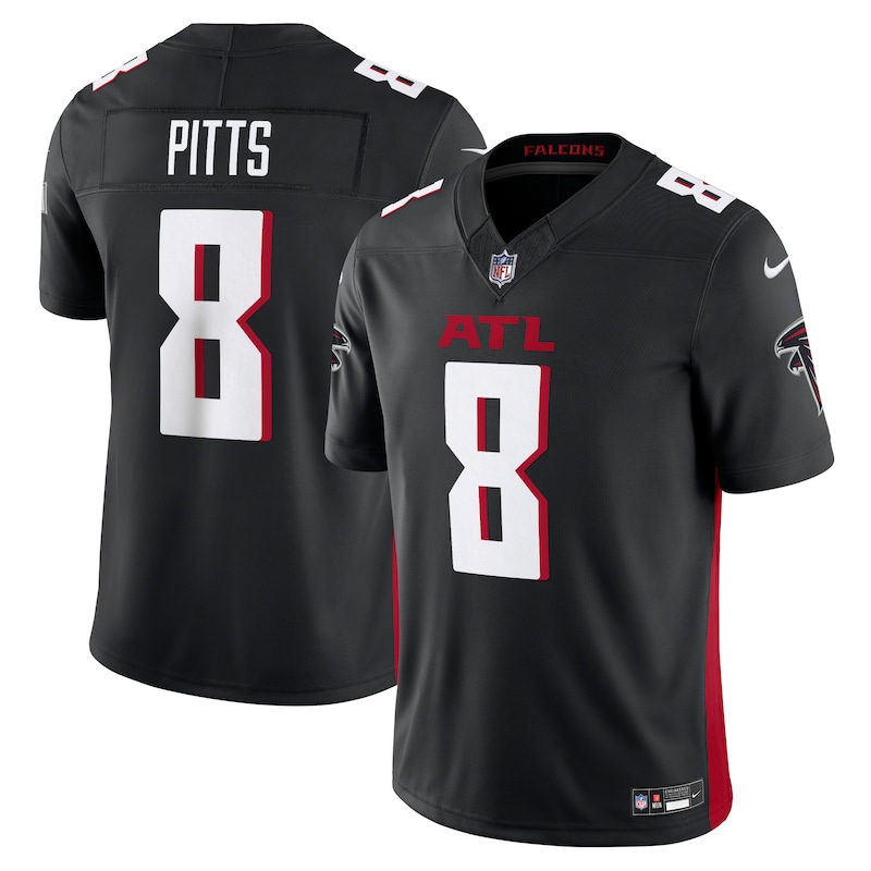 None Kyle Pitts Team Captain ATL Falcons Premium Jersey Football Appar