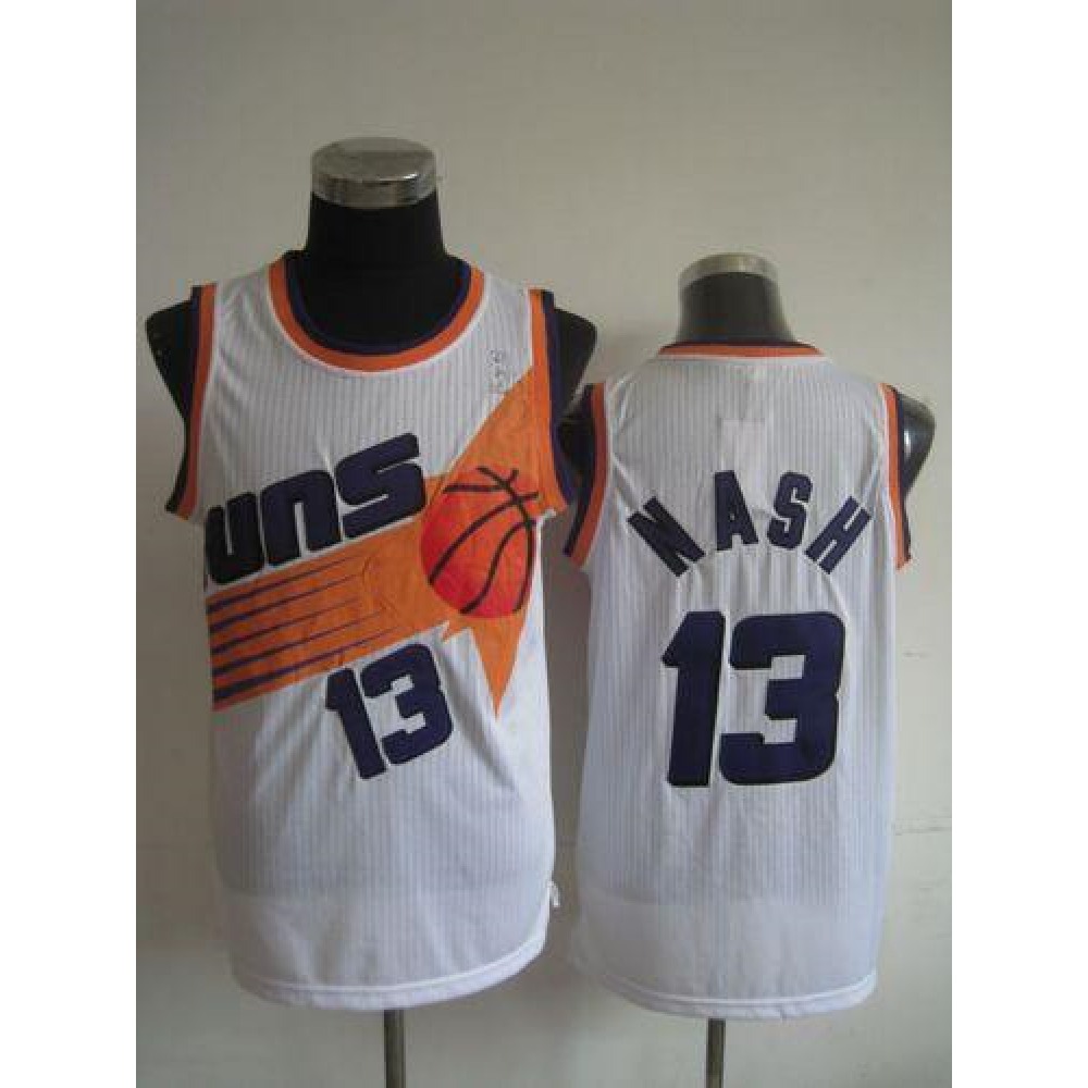 Fan Favorite Professional Men's Suns #13 Steve White Basketball Jersey