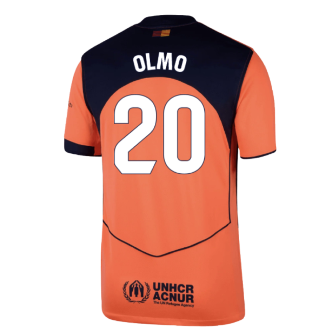 2025-2026 Barcelona Third Shirt (Olmo 20) Match Replica