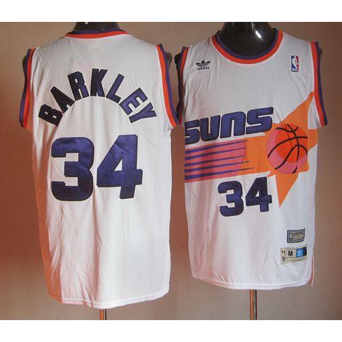 Suns White Phoenix Suns #34 Jersey - Great Value NBA Fan Apparel