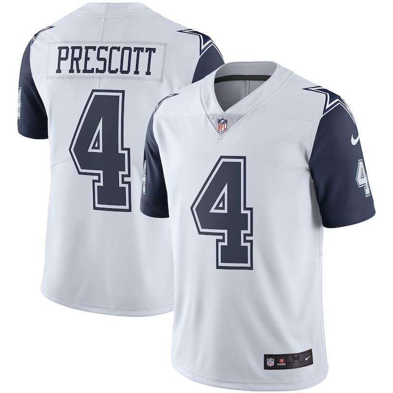 None Dak Prescott Nike DAL Cowboys Iconic Premium Material Jersey