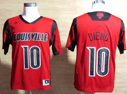 Men's None Red 2013 team authorized Gorgui Dieng #10 embroidered