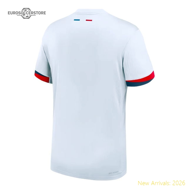 Supreme Psg Away Jersey Smooth Performance Anti-odor Stretchy