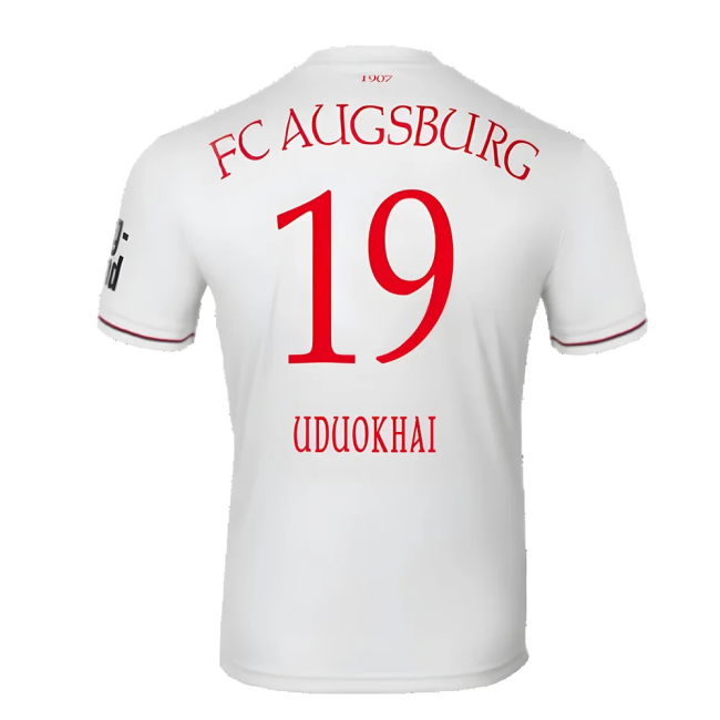 Football Fc Augsburg Home Shirt Uduokhai #19 Elite Performance Pro...