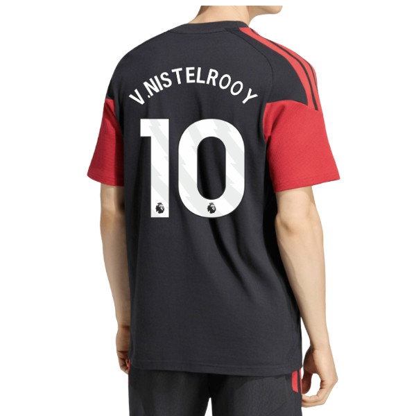 [DDJ] 2026-2027 Man Utd Tiro Training Tee (Black) (V.Nistelrooy 10)