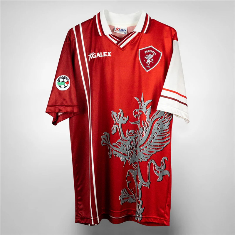 Genuine Advanced Fabric Perugia Retro Football Shirt 199899