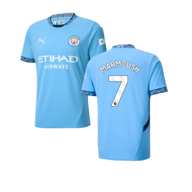 Durable 2024-2025 Man City Home With Vintage Design - Perfect Fit
