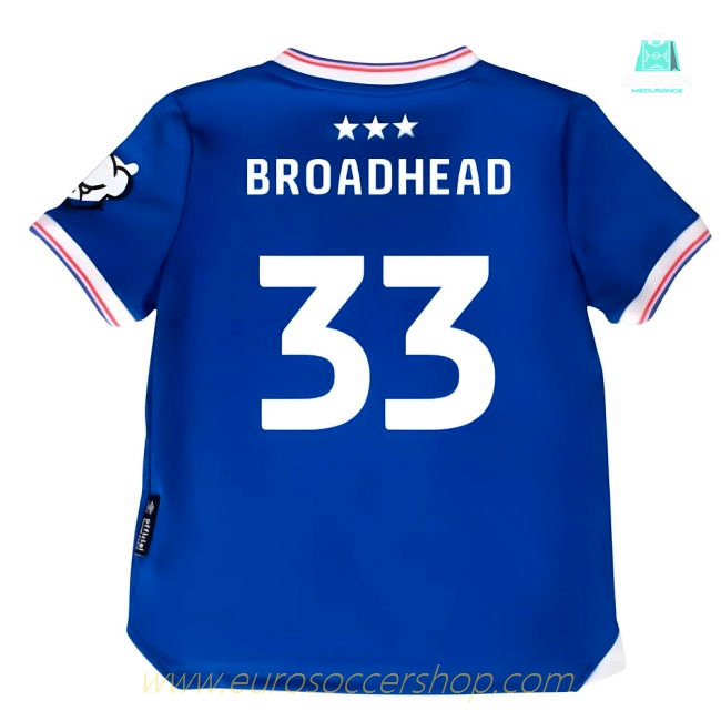 2025-2026 Ipswich Town Home Mini Kit (Broadhead 33)