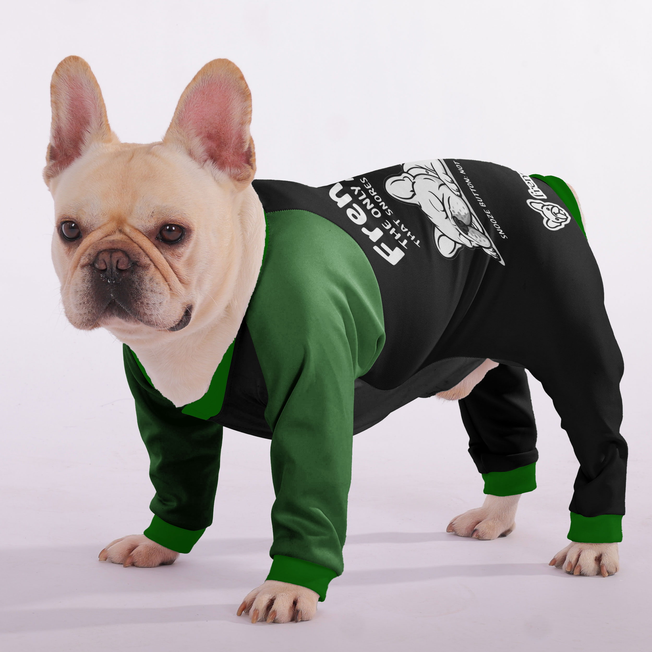 Frenchies: The only alarm clock that snores instead of rings - Frenchie Pajamas – Ultra-Soft, Cozy, & Adorably Stylish