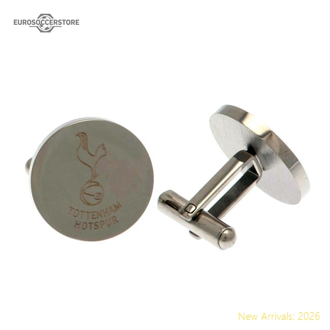 Tottenham Hotspur Hotspur Fc Stainless Steel Round Cufflinks
