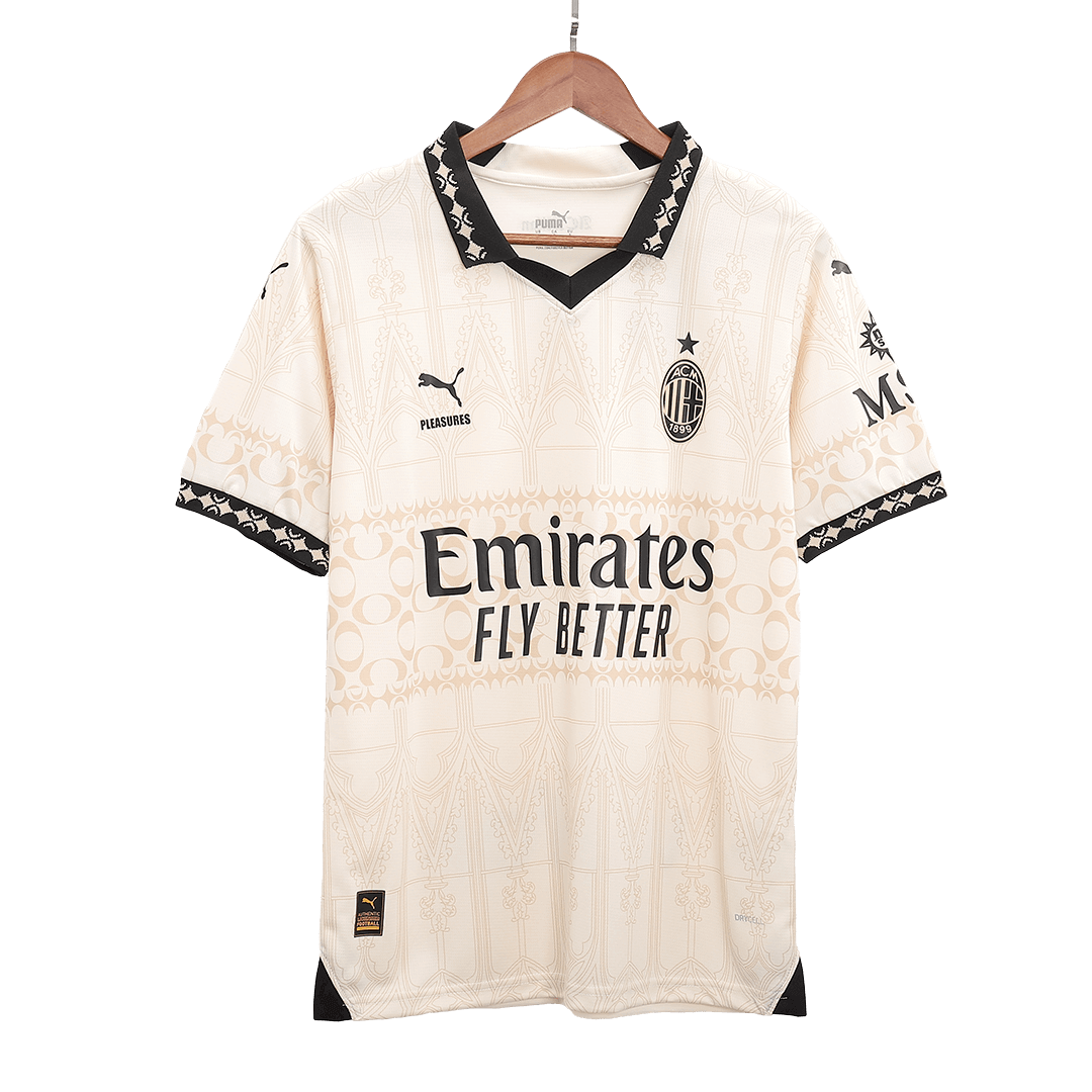 AC Milan X Pleasures Fouth Away  Soccer Jersey 2023/24 Authentic Kit