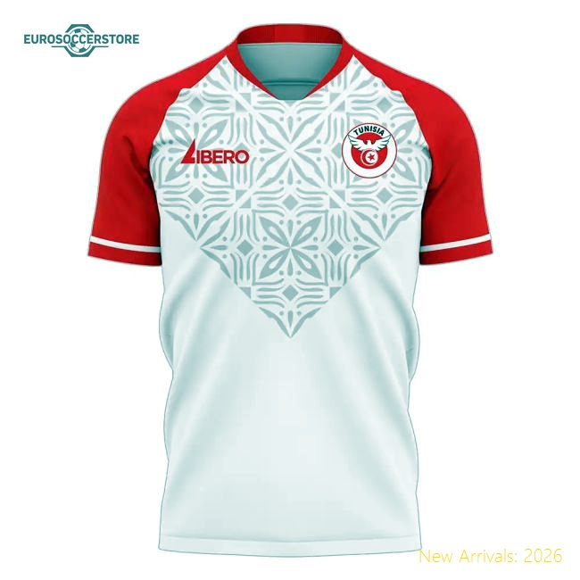 Tunisia 2025-2026 Home Concept Football Kit (Libero) - Womens