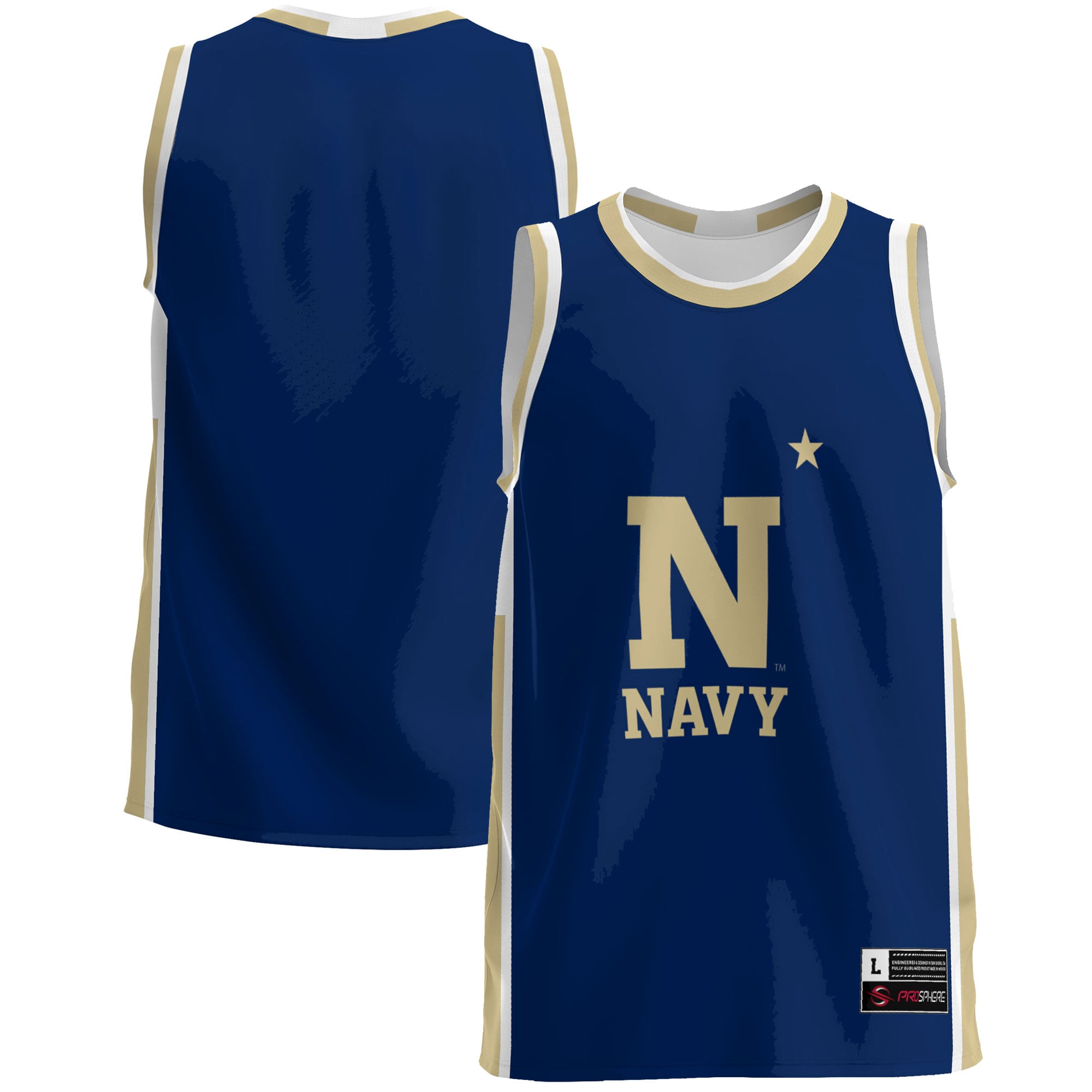 Navy Midshipmen GameDay Greats Lightweight Basketball Jersey - Blue