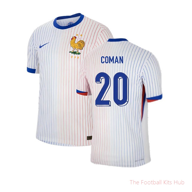 2024-2025 France Away Dri-ADV Match Shirt (Coman 20)
