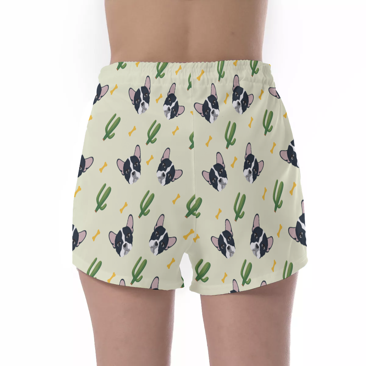French Bulldog Olive - Bulldog Women's Short Outdoor Use