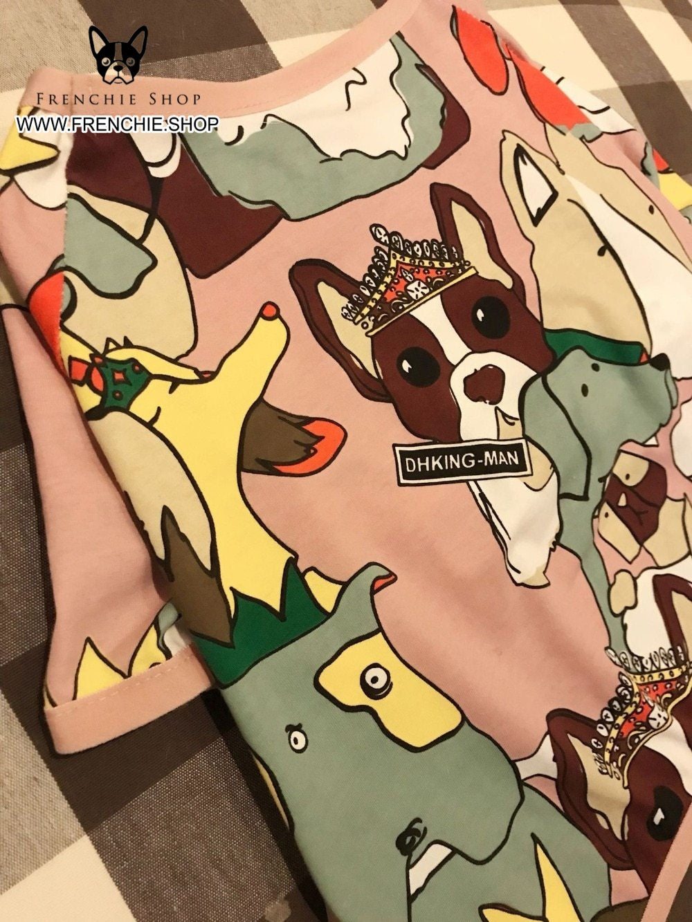 Stylish Frenchie Faces French Bulldog Summer Dress (w324) as a Gift