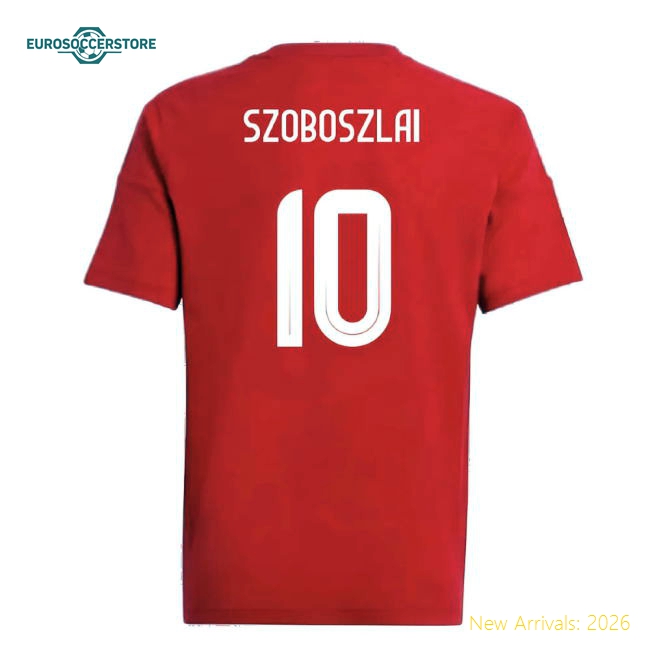 Hungary Children 2024 Home Jersey Shirt Football Fan Apparel