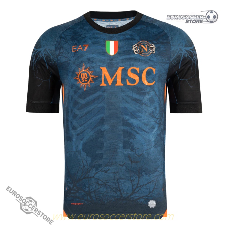 Napoli Halloween-themed JESUS 5 Jersey for the 25-26 season