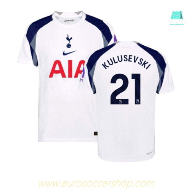 2025-2026 Tottenham Hotspur Authentic Home Shirt (Kulusevski 21)