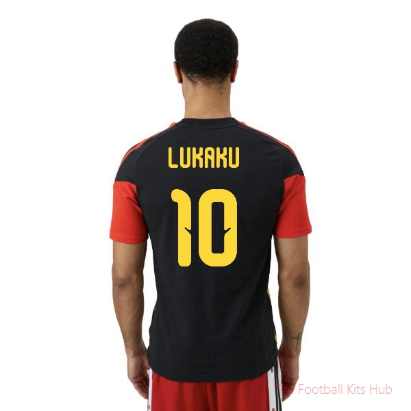 2026-2027 Belgium Training Tee (Black) (Lukaku 10)