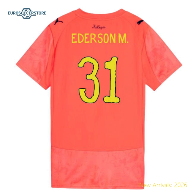 2025-2026 Football Team Womens Refined Ederson M. Jersey Aeroready