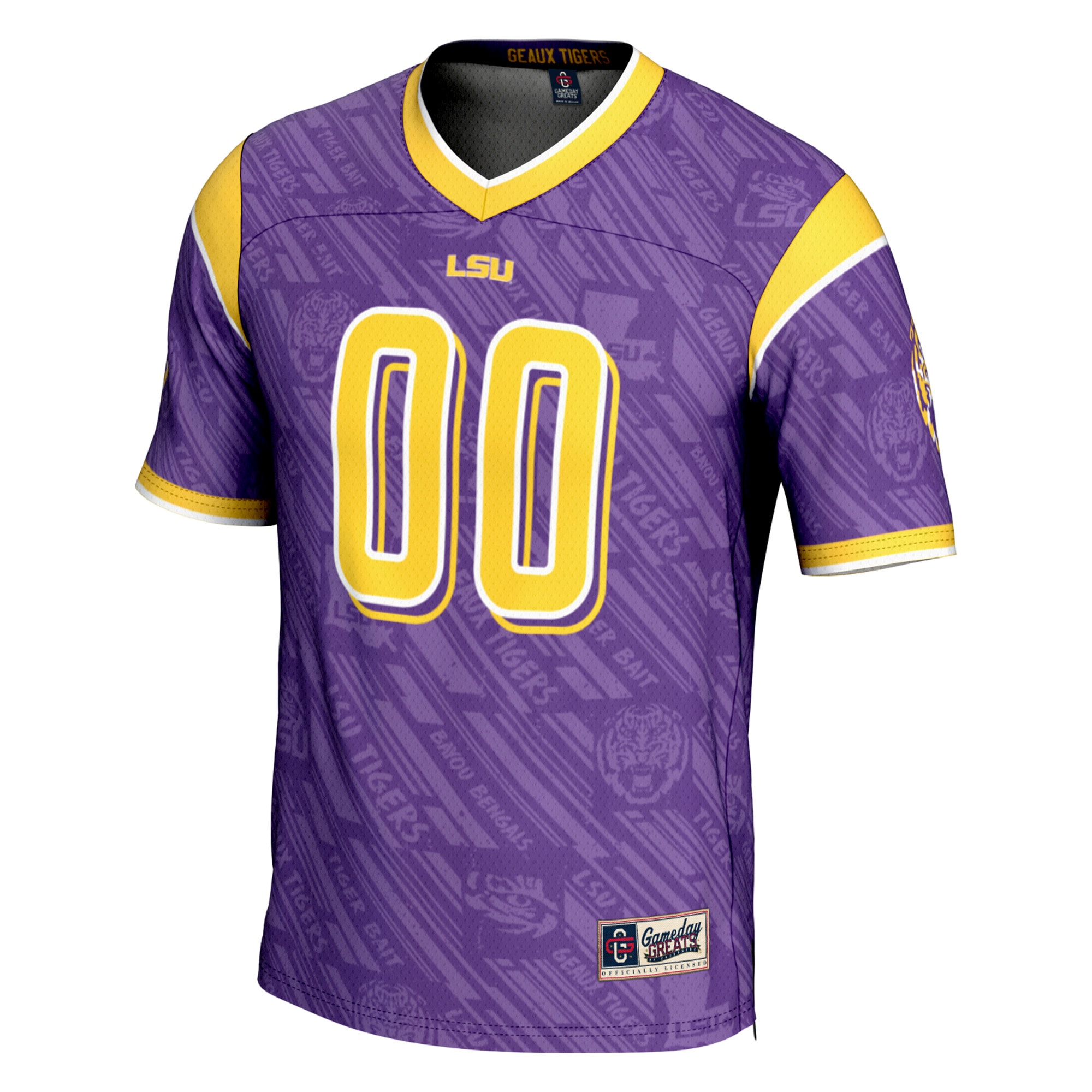 LSU Tigers GameDay Greats Highlight Print NIL Pick-A-Player 2026 Season Football Jersey - Purple