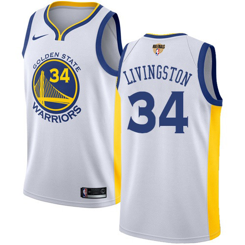 White Nike State Warriors #34 Warriors Jersey - Quick-Dry Quality