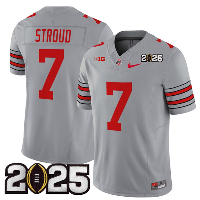 Men's OSU Buckeyes Game 2025 replica None #7 team authorized Jersey
