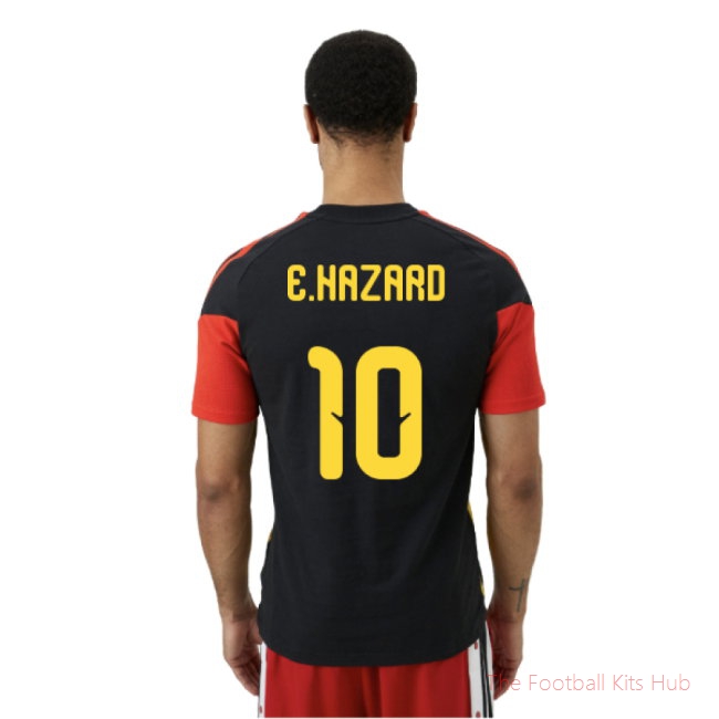 [LK] 2026/27 Belgium Training Tee (Black) (E.Hazard 10)
