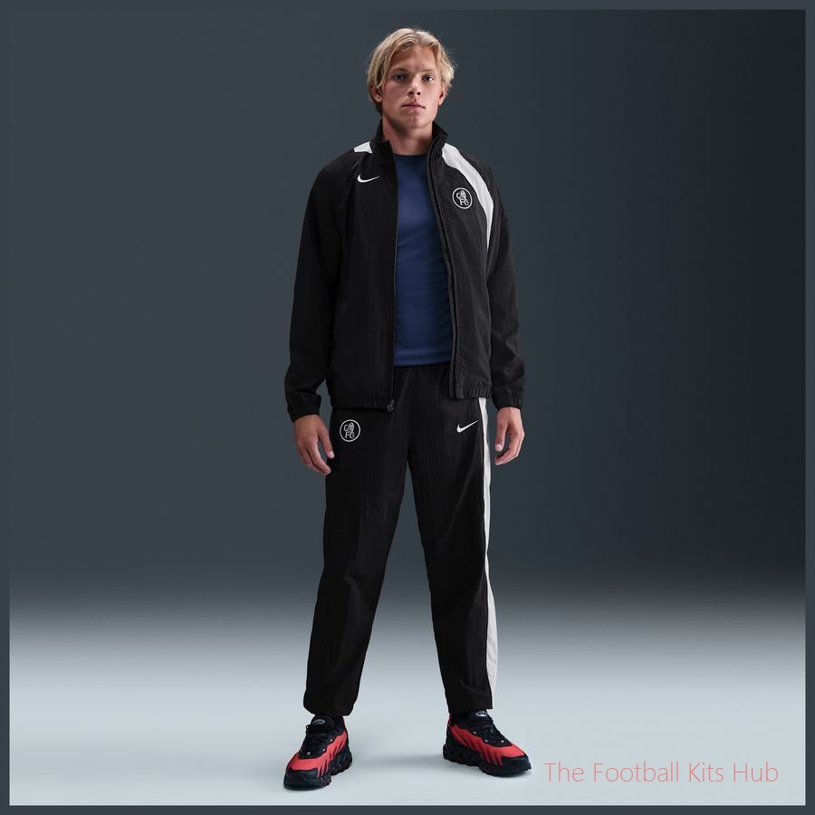 Chelsea Track Pants T90 Woven 3rd - Black/Field Silver