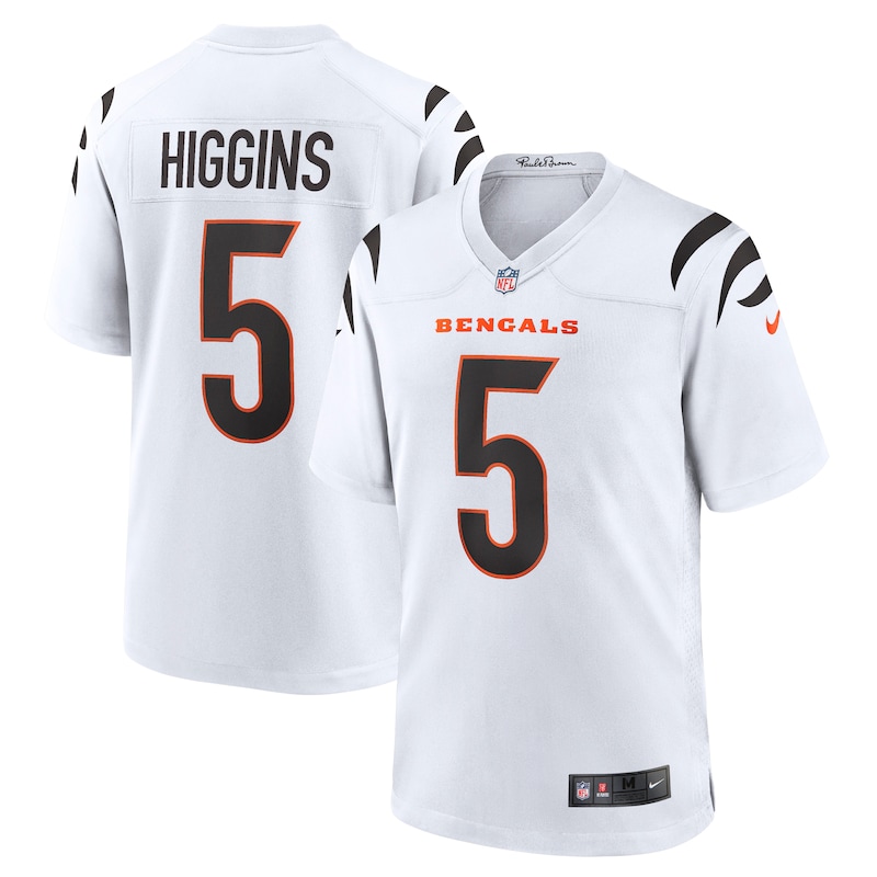 None Tee Higgins CIN Bengals Iconic Genuine Jersey for NFL Fans