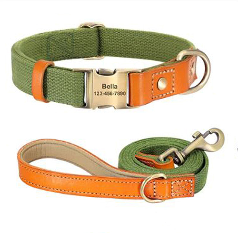 Outdoor-Adventure French Bulldog No Pull Collar Harness Leash Set (ws...