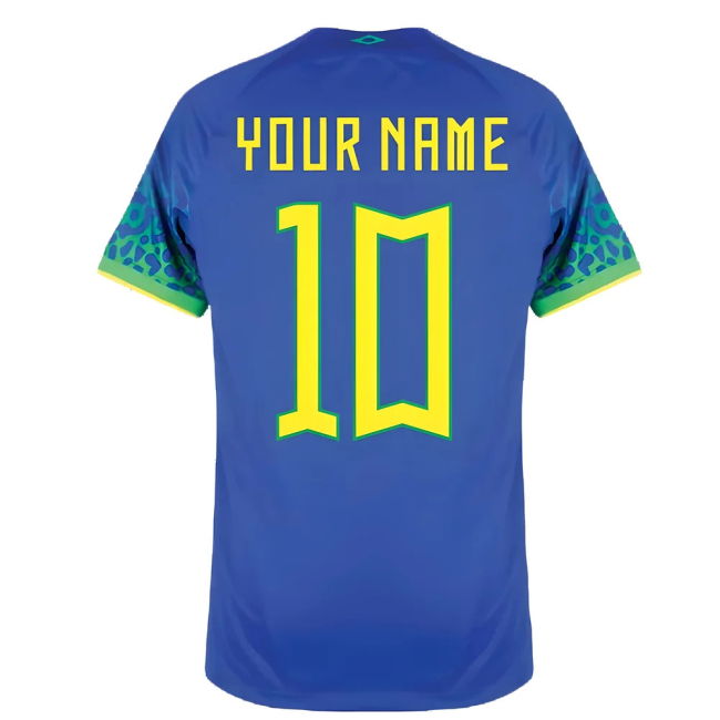 Professional 2022-2023 Brazil Away Shirt (Your Name) Quality