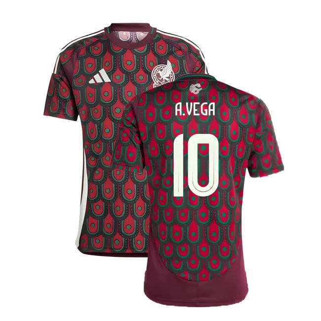 Original Replica Mexico Home Replica Jersey for Adults (VEGA 10)