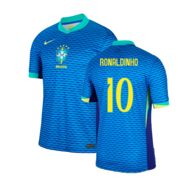 Ronaldinho Brazil Genuine Jersey (2024-2025) Trendy Timeless