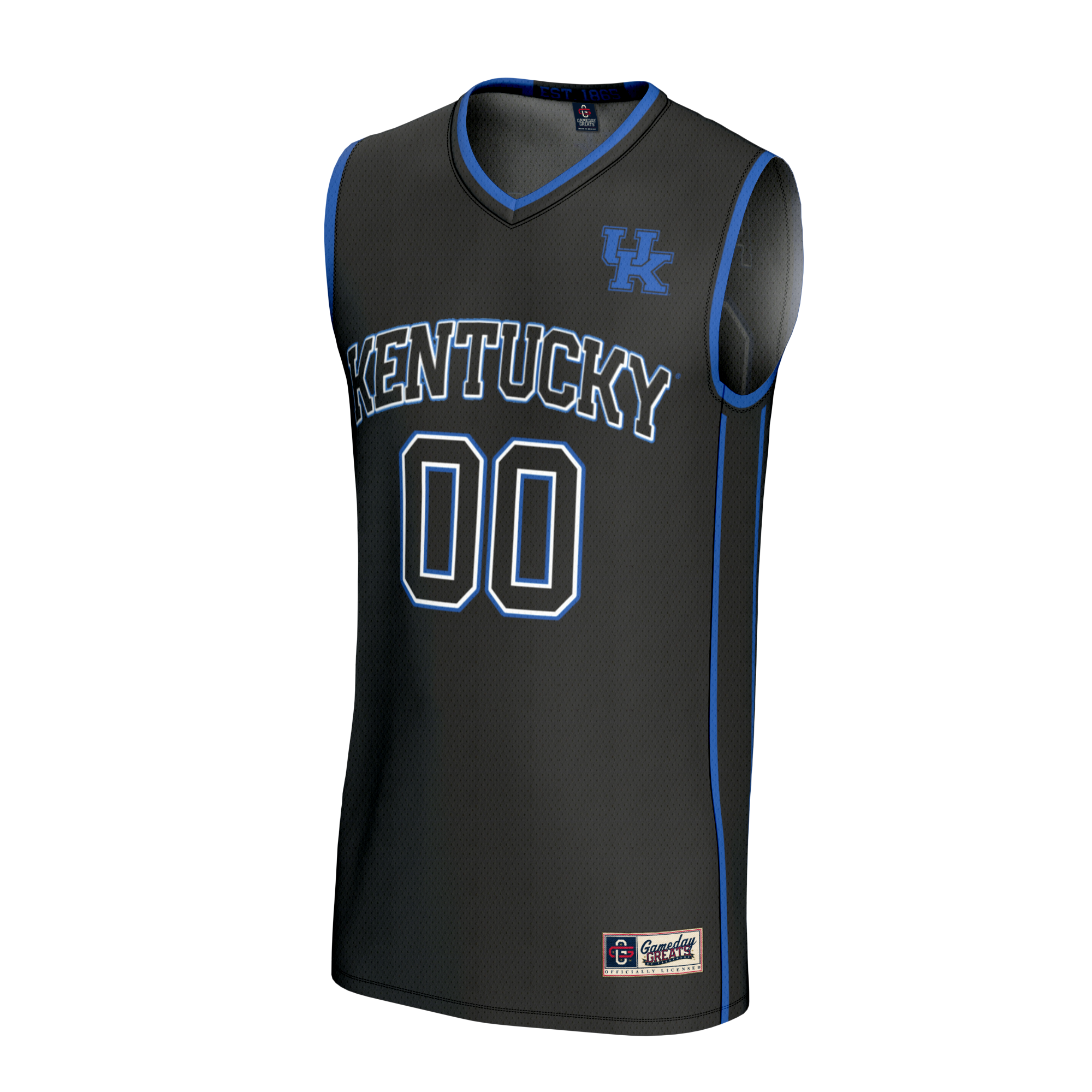 [NJP] Kentucky Wildcats GameDay Greats Youth Lightweight Collegiate Men's Basketball NIL Pick-A-Player Fashion Jersey - Black