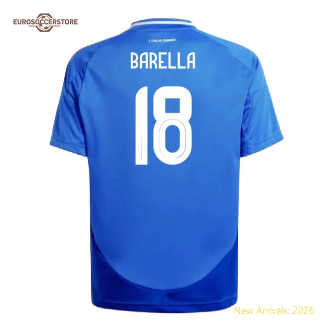 2024-2025 Football Team Kids Non-toxic Barella Jersey Aeroready