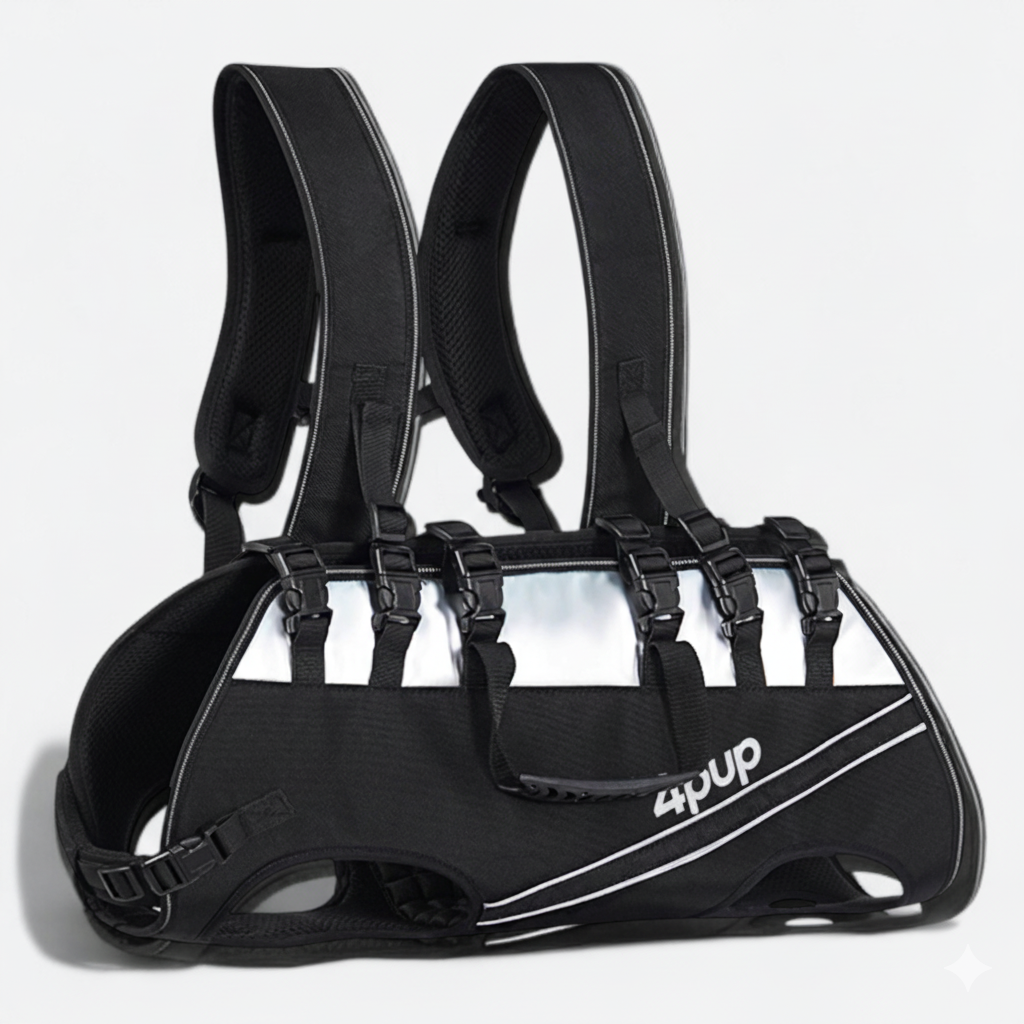 Durable Pawventura™ Frenchie Backpack Carrier – Adjustable Front Back...